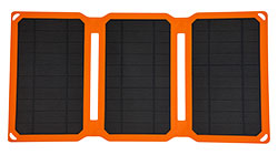 Солнечная батарея Soshine SC15W (оранжевая рамка, USB-кабель)