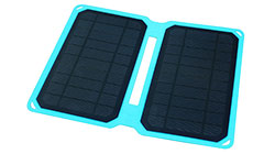 Солнечная батарея Soshine SC10W (голубая рамка, USB-кабель)