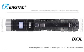 EagleTac DX3L (XHP50.2, холодный свет)