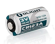 Литиевая батарейка Olight CR123A (3,0 В, 1600 мАч)