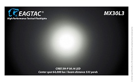 EagleTac MX30L3 Kit (XHP50, холодный свет)