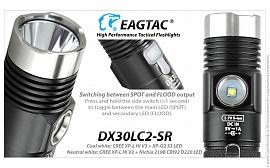EagleTac DX30LC2-SR Kit (XP-L HI, холодный свет)