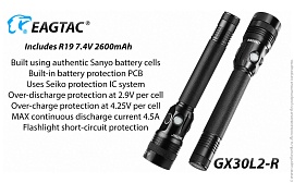 EagleTac GX30L2-R Mark II (XHP35 HD, нейтральный свет)