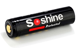 Аккумулятор Soshine 18650 3600 (3500 мАч, защищенный)