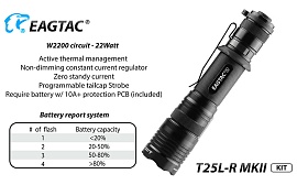 EagleTac T25L-R Mk II Kit (XHP35 HD, нейтральный свет)