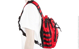 Однолямочный рюкзак Kiwidition Matangi (красно-черный)